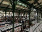 This is the inside of the Central Market in Sofia.