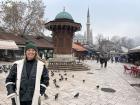 My first photo in Sarajevo in front "Sebiji" in downtown. I didn't know it at the time, but I would live about a 10 minute walk from here!