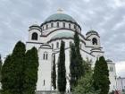 The Temple of Saint Sava. Saint Sava is the saint of the whole city of Belgrade! Towns and cities can have their own saints, just like families.