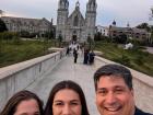 My mom, dad, and I are at Villanova