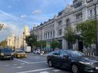While some people drive in Madrid, many don't because the streets are small and tight