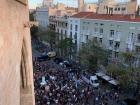 A big protest in Valencia that got the attention of many people and police officers