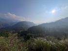 Mountain view from a short morning run