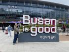 My friend Pat by Busan's official slogan