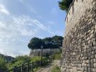 This ancient wall was empty during the holiday and gave us a perfect hiking day