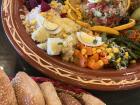 This is a typical Moroccan salad served at restaurants before tagine.