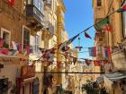 Frolicking down the streets in Malta