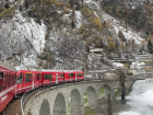 On the famous Bernina's train