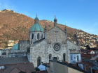 Looking out over Lake Como