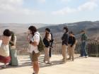 Our group taking in the breathtaking panorama of Mt. Nebo, the place where Christians, Muslims and Jews believe Moses saw the promised land but did not enter