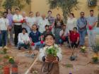 We volunteered for landscaping duty to help make a garden at a local orphanage (hence the child posing with the plant)
