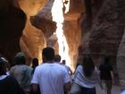 Walking through the stone, I felt just like Indiana Jones with the temple waiting for me at the mouth of the gorge