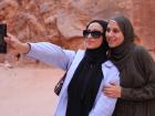 We were rewarded for choosing to trudge this trail, and when we got there some students celebrated by snapping selfies