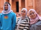 The professors have been here dozens of times before, but they still love the class trip to Petra and it's magnificient Treasury temple