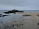 Saint-Malo's tides and beach resemble that of Le Mont-Saint-Michel