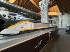 A model of the Eurostar train connecting e.g. London with Paris or Paris with Brussels
