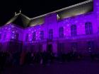 The Parliament building during Christmas time