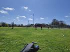 A soccer match during the InterP in Rennes.