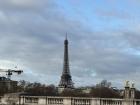 A view of the Eiffel tower from the Place de la Concorde
