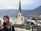 Me in Hallstatt, a beautiful town in Austria