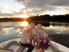 Here are my siblings and me growing up on Clark Lake, Minnesota.