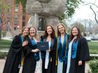 My friends and me at graduation from Augustana University.