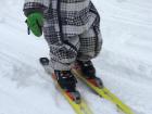Norwegian babies aren't really born with skis, but they do start skiing young!
