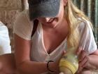 When we went to the farm, we got to feed the baby goats. So cute! 