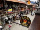 A busy street in the picturesque town of Ráquira