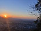 The viewpoint where I saw my first martenitsa in a tree