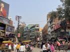 This picture is a regular street view of Varanasi.