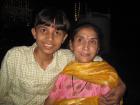 Two more members of my host family--this is Omesh and his mom Punam