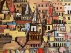 A mural of Varanasi