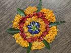 Floral rangoli design