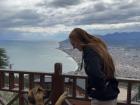Here I am with a street dog in Ordu! It was very friendly and just wanted some attention.