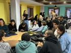 This is one of the Speaking Club meetings at the university