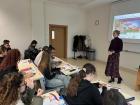 Here, I was guest teaching in a tourism class at the university!