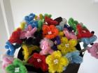 One of my students made these flowers as a farewell gift <3