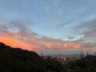The sunset from Parque Guell in Barcelona