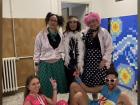 My fellow teachers and I during Entroido (Carnaval)