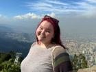 Atop Monserrate, a mountain and popular tourist spot in Bogotá