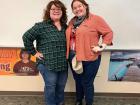 Ms. Aubuchon and I on "Country Day" last year