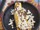 Plantain stuffed with shredded beef and cheese