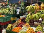 Produce at a famous supermarket in Bogotá called Paloquemao