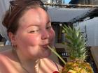 A pineapple drink I got on the beaches of Cartagena, a city on the Caribbean coast