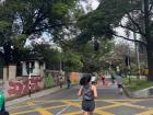 Streets closed off for the Ciclovía in Bucaramanga, the capital of the department of Santander, in north-central Colombia