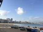 A view of Las Canteras, the most popular beach in Las Palmas.