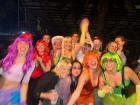 Colorful costumes with my friends!