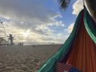 Reading in my hammock