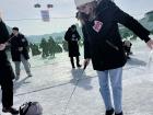 Ice fishing in 화천 (Hwacheon), South Korea